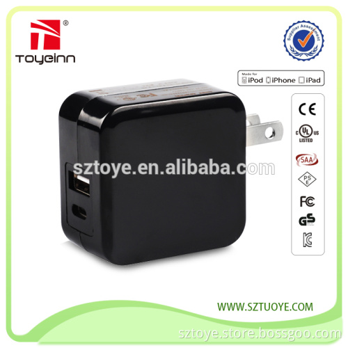 USB Type C Wall Charger, Fast Charging Power Adapter 3.4A